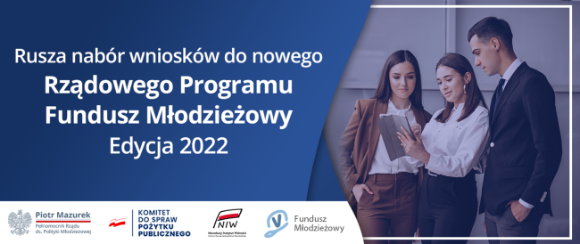 Konkurs grantowy dla młodzieżowych organizacji pozarządowych