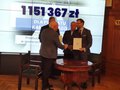 podpisanie umowy nt.przebudowy drogi powiatowej w Uniborzu