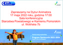 Spotkanie animacyjne Programu Społecznik 2022-2024