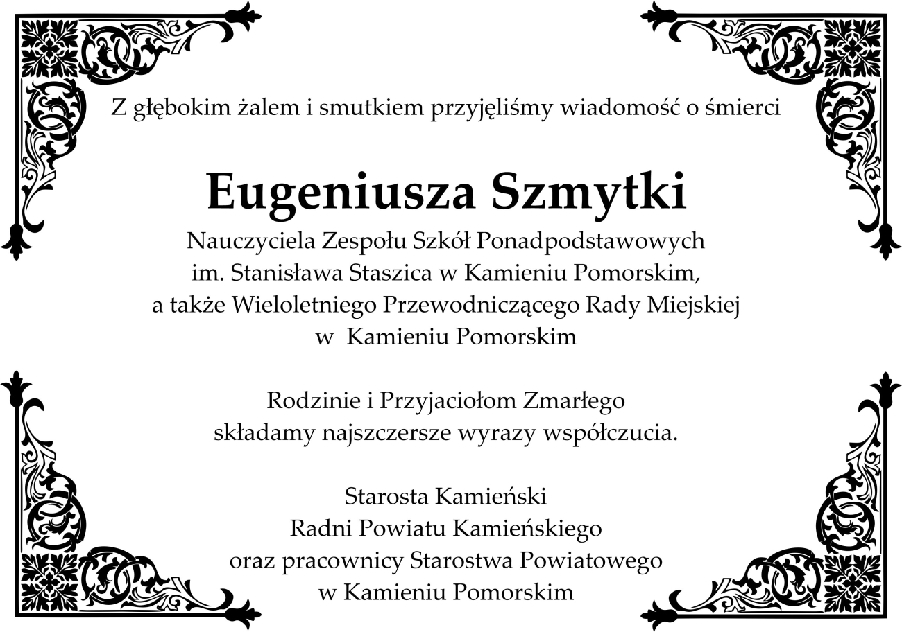 Odszedł Eugeniusz Szmytka